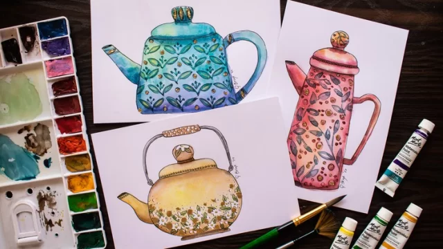 Watercolor Painting For Beginner |  Kettle Collection