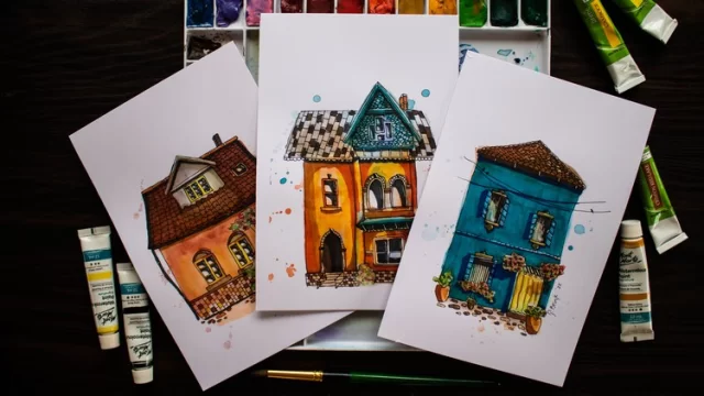 Watercolor Painting For Beginners | House Collection